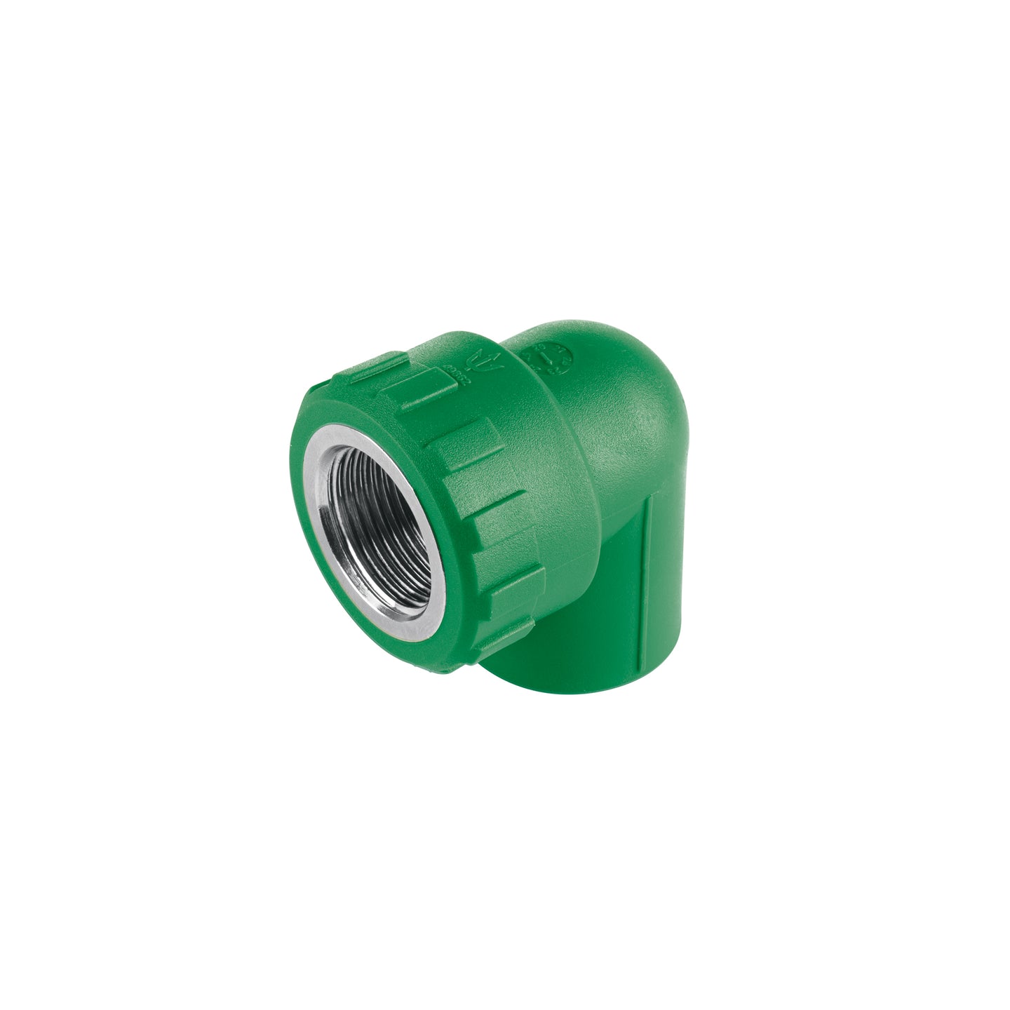 CV-502 Codo 90° PPR, 3/4", rosca hembra con inserto metálico, FOSET