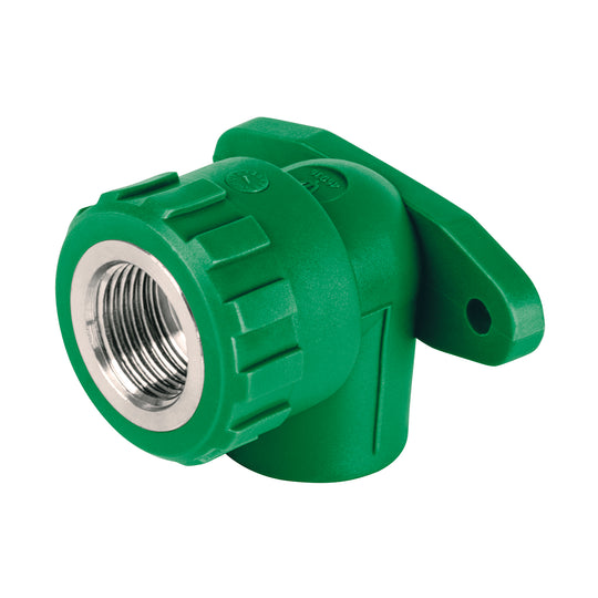 CV-581 Codo oreja 90° PPR, 1/2", hembra con inserto metálico, FOSET