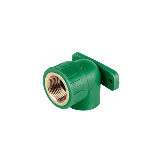 CV-582 Codo oreja 90° PPR, 3/4", hembra con inserto metálico, FOSET