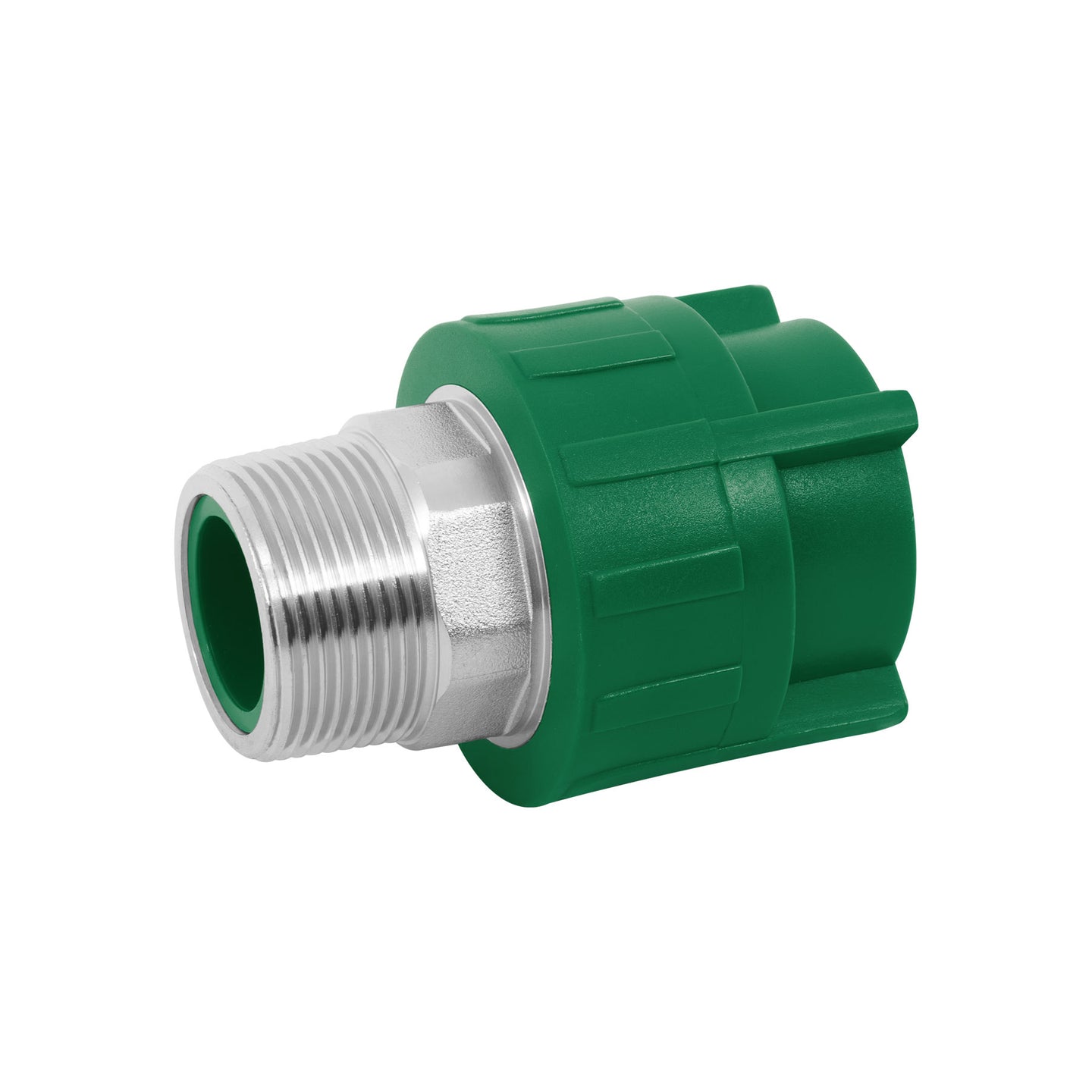 CV-614 Adaptador PPR 1-1/4" macho con inserto metálico, FOSET