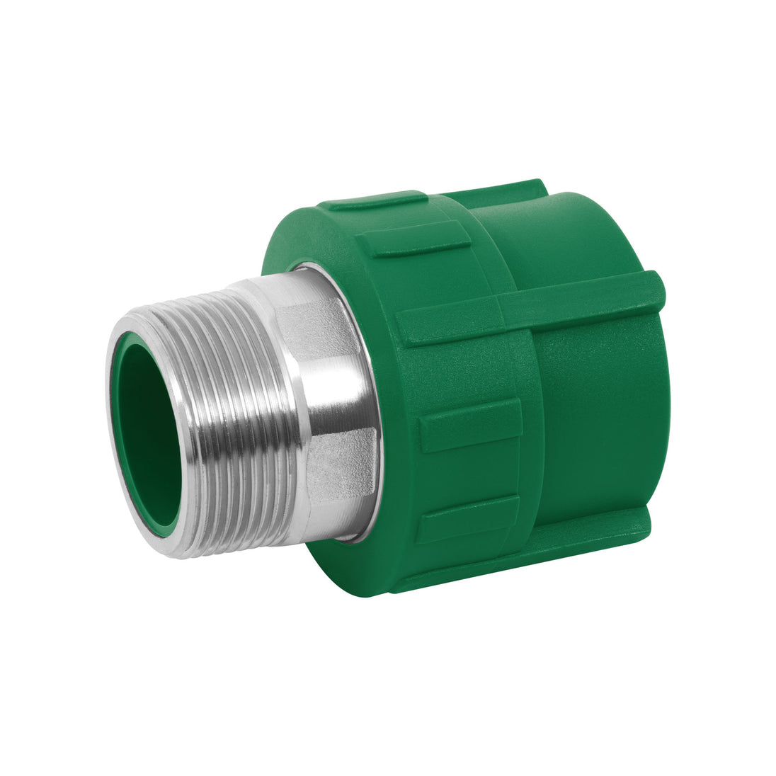 CV-615 Adaptador PPR 1-1/2" macho con inserto metálico, FOSET
