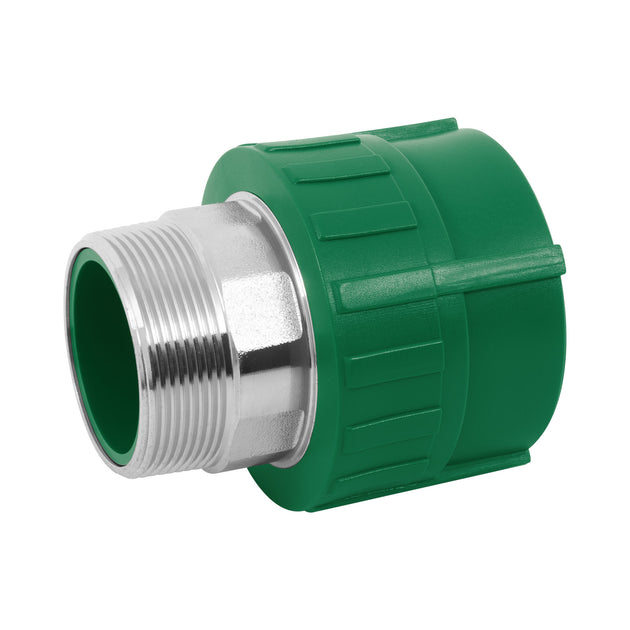 CV-616 Adaptador PPR 2" macho con inserto metálico, FOSET