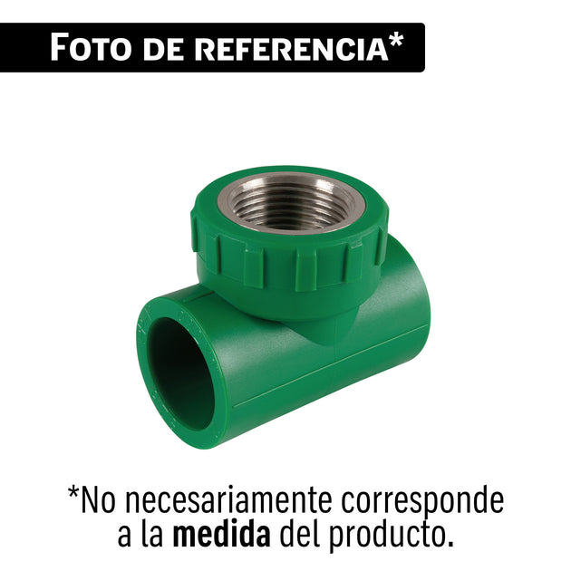 Adaptador CPVC 1" Rosca Hembra NPT Foset CV-704 | 95°C 340psi
