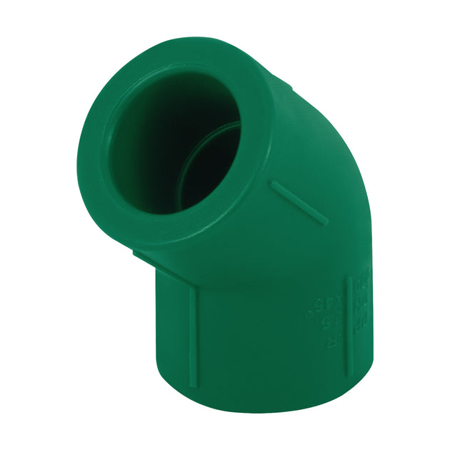 CV-861 Codo 45° de PPR, 1/2" (20mm), FOSET