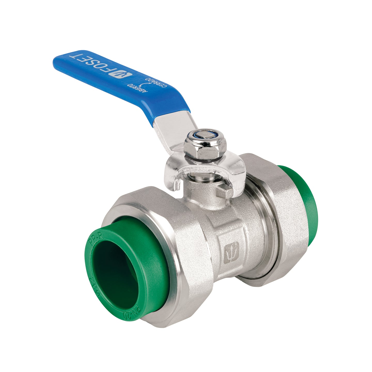 CV-ESD-1 Válvula de esfera desmontable PPR, 1" (32mm), FOSET