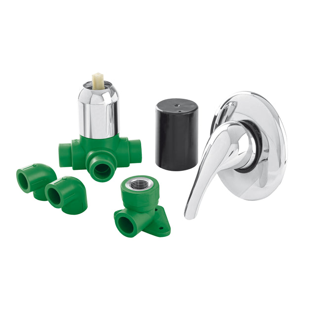 CV-KIT-M Kit de instalación p/regadera PPR 1/2" con monomando, FOSET