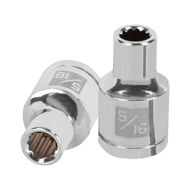 D-1210 Dado de 5/16", 12 puntas, cuadro 1/2", Truper
