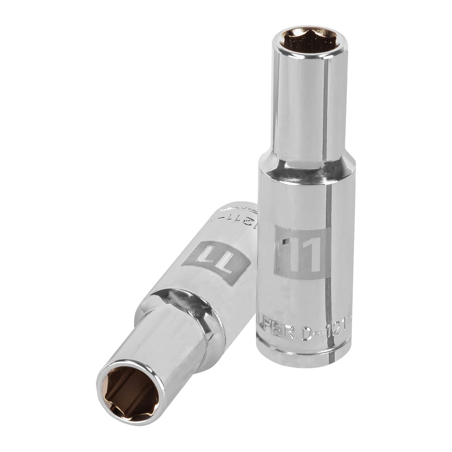 D-1211-ML Dado largo de 11 mm, 6 puntas, cuadro 1/2", Truper