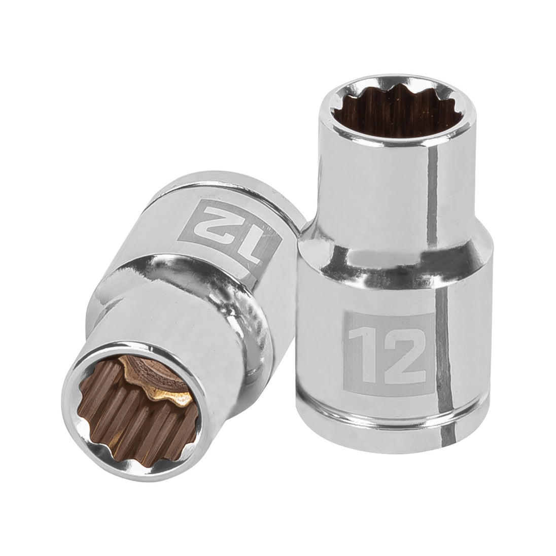 D-1212-EM Dado de 12 mm, 12 puntas, cuadro 1/2", Truper