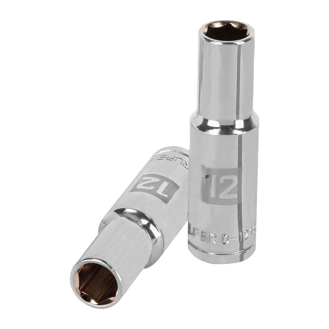D-1212-ML Dado largo de 12 mm, 6 puntas, cuadro 1/2", Truper