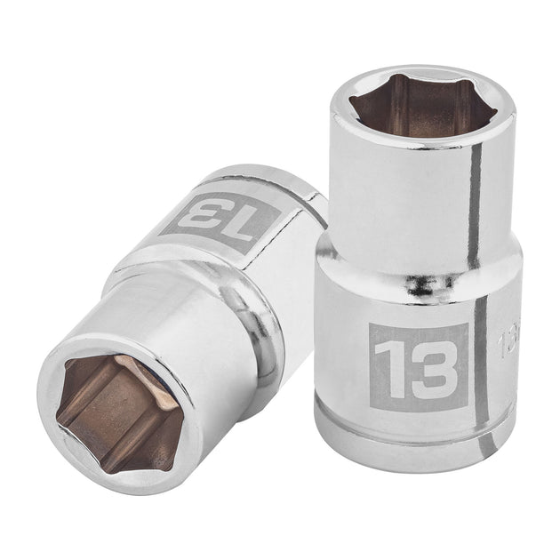 D-1213-M Dado de 13 mm, 6 puntas, cuadro 1/2", Truper