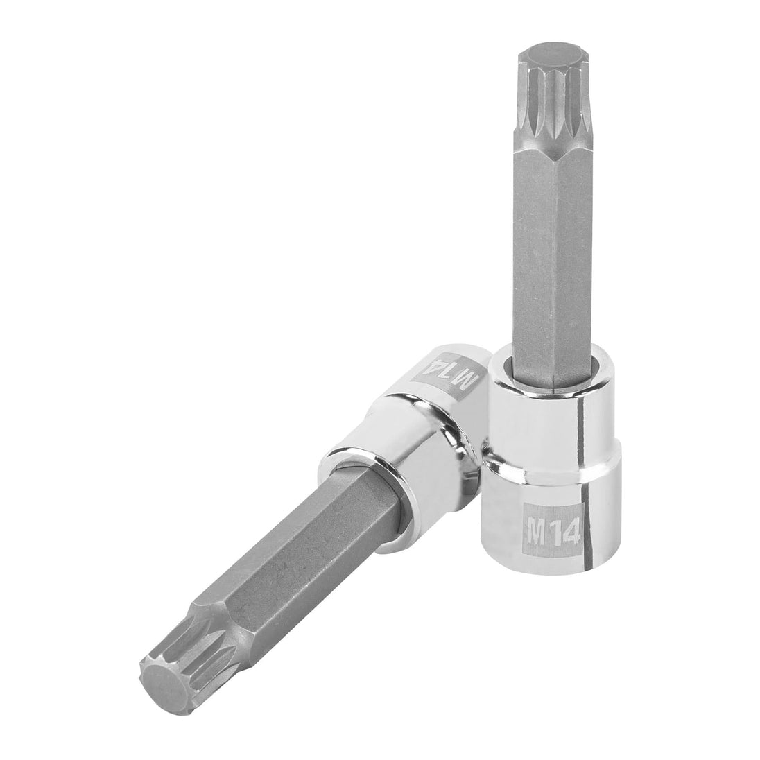 D-1214-BL Dado punta larga bristol M14, cuadro 1/2", Truper