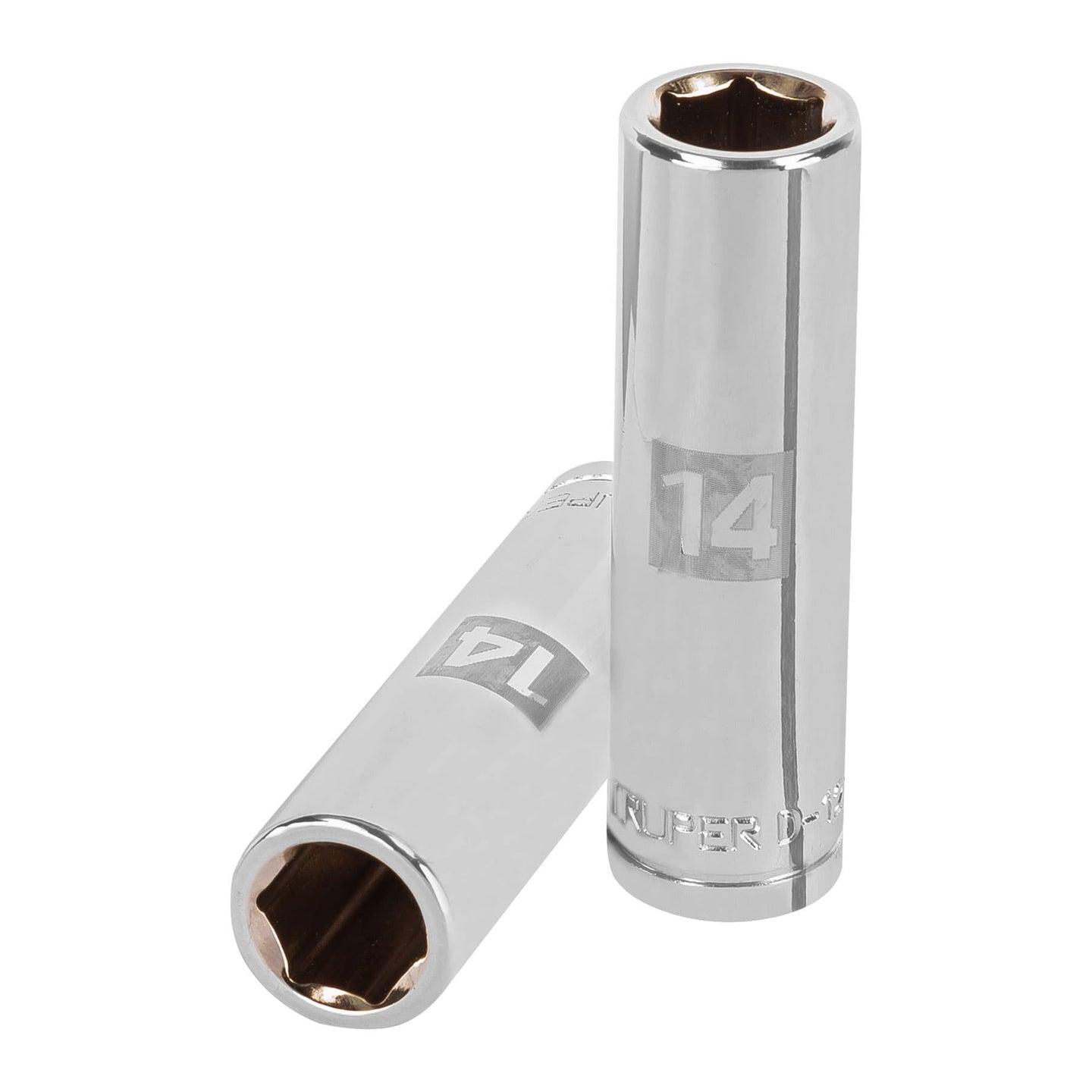 D-1214-ML Dado largo de 14 mm, 6 puntas, cuadro 1/2", Truper