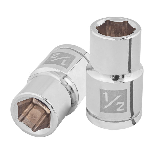 D-1216-H Dado de 1/2", 6 puntas, cuadro 1/2", Truper