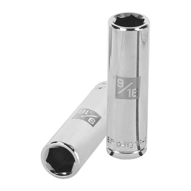 D-1218-HL Dado largo de 9/16", 6 puntas, cuadro 1/2", Truper