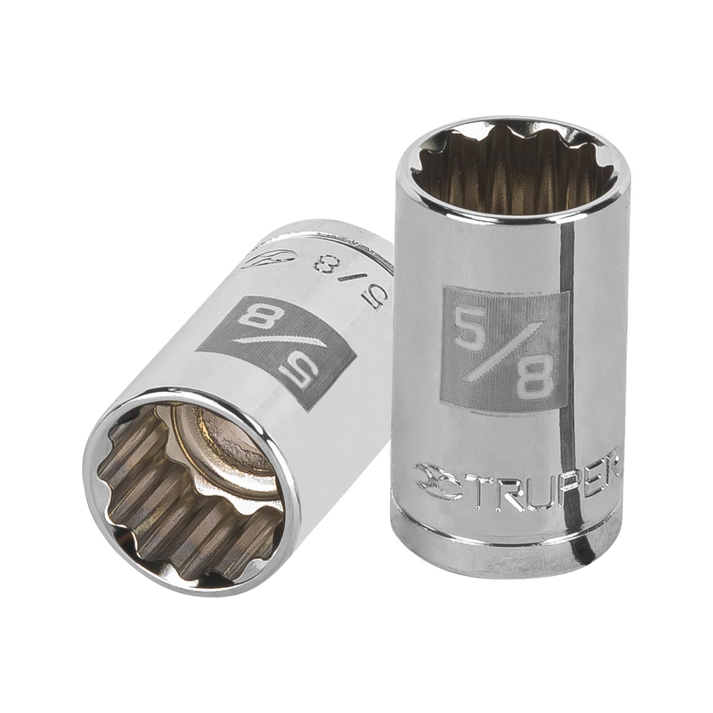 D-1220 Dado de 5/8", 12 puntas, cuadro 1/2", Truper