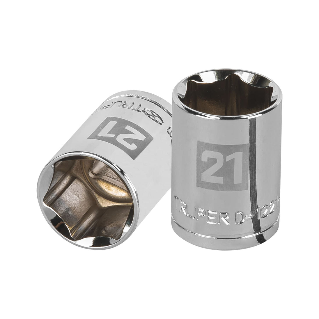 D-1221-M Dado de 21 mm, 6 puntas, cuadro 1/2", Truper