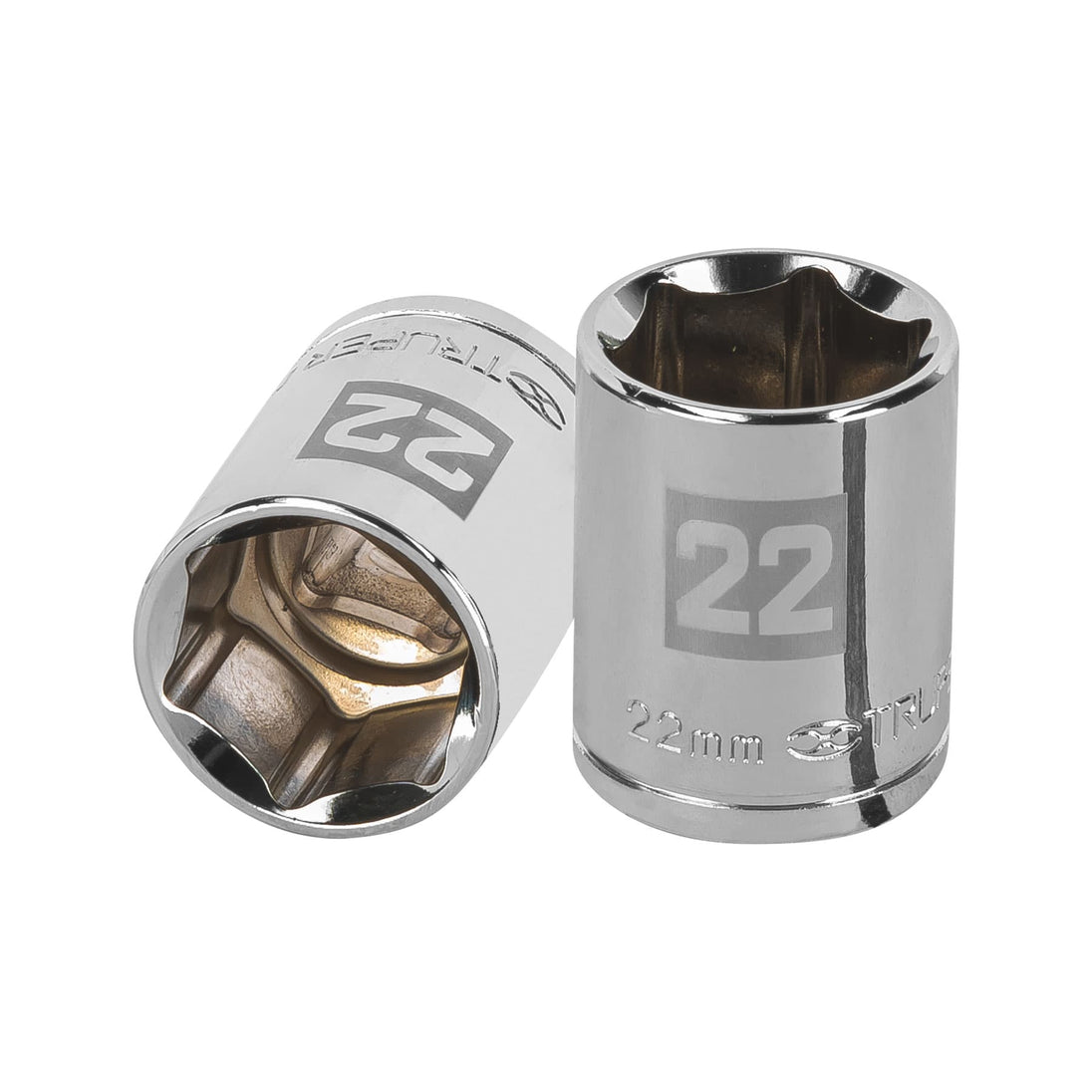 D-1222-M Dado de 22 mm, 6 puntas, cuadro 1/2", Truper