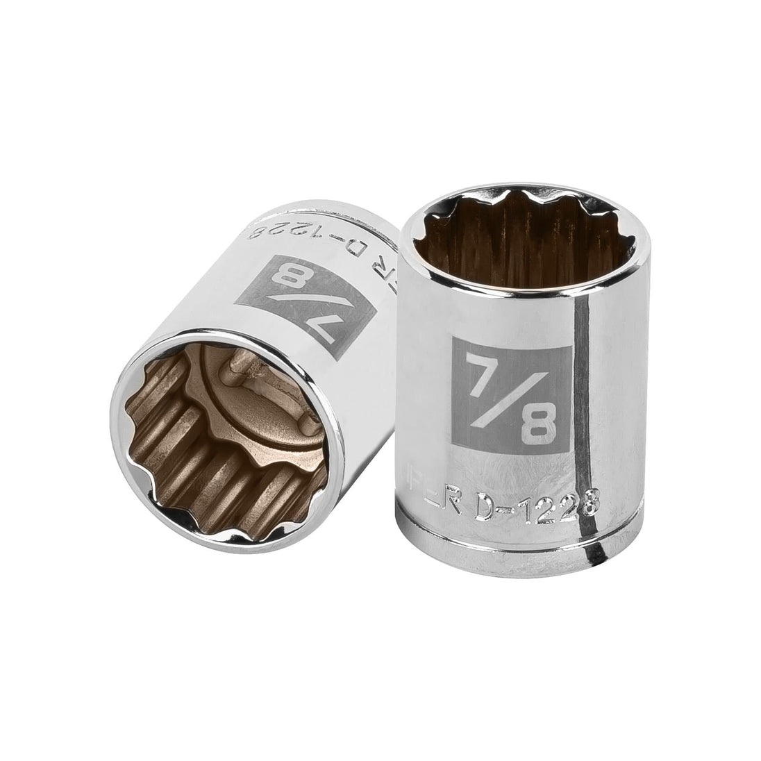 D-1228 Dado de 7/8", 12 puntas, cuadro 1/2", Truper