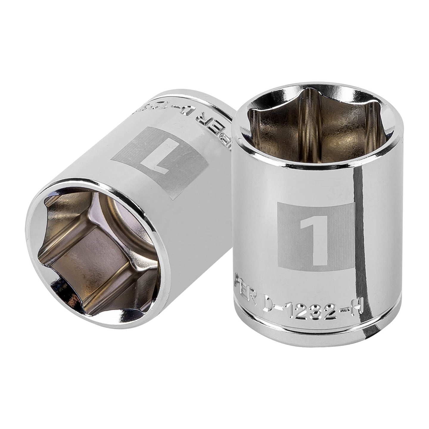 D-1232-H Dado de 1", 6 puntas, cuadro 1/2", Truper