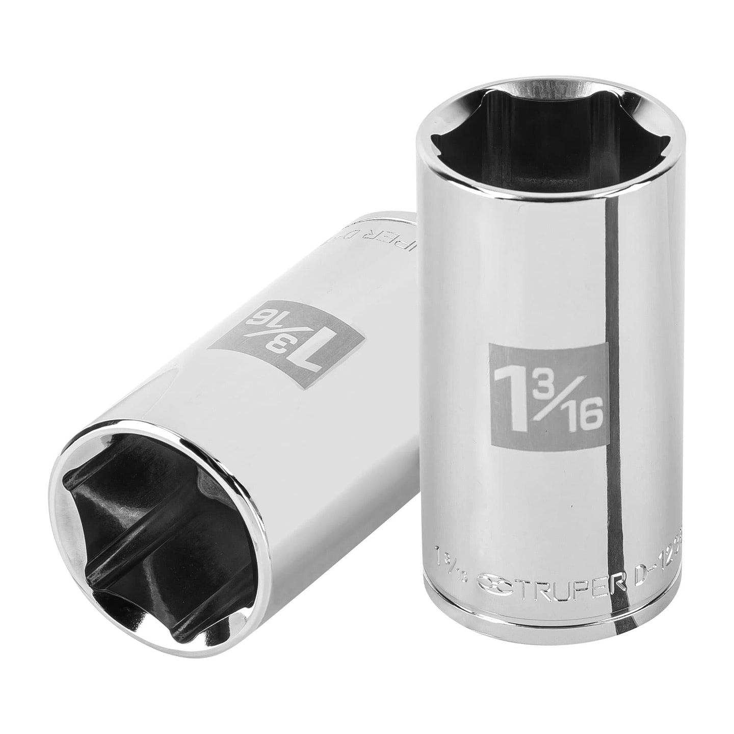 D-1238-HL Dado largo de 1-3/16", 6 puntas, cuadro 1/2", Truper