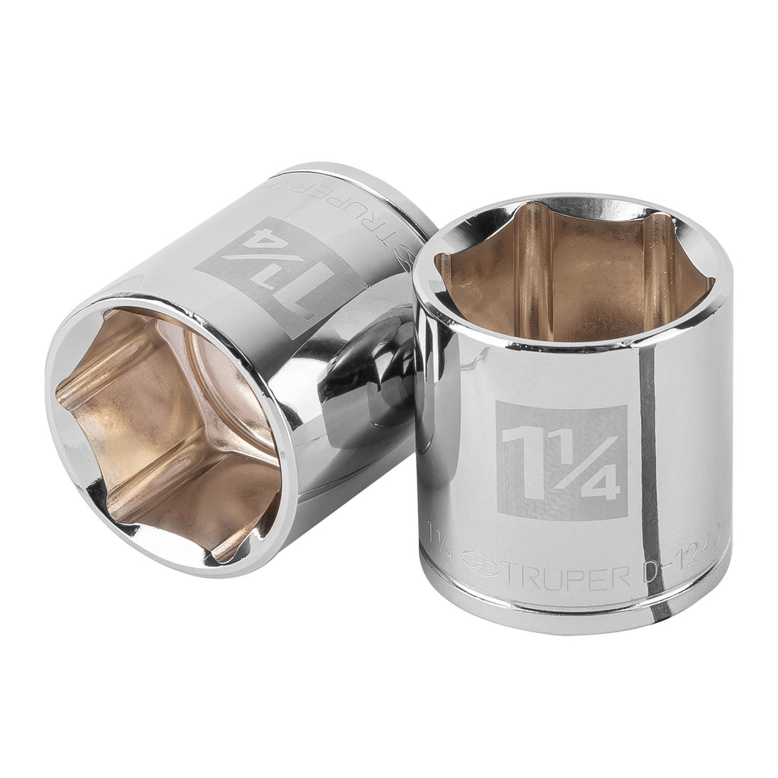 D-1240-H Dado de 1-1/4", 6 puntas, cuadro 1/2", Truper