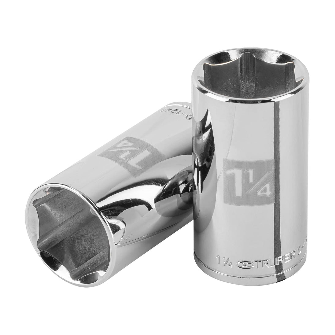 D-1240-HL Dado largo de 1-1/4", 6 puntas, cuadro 1/2", Truper
