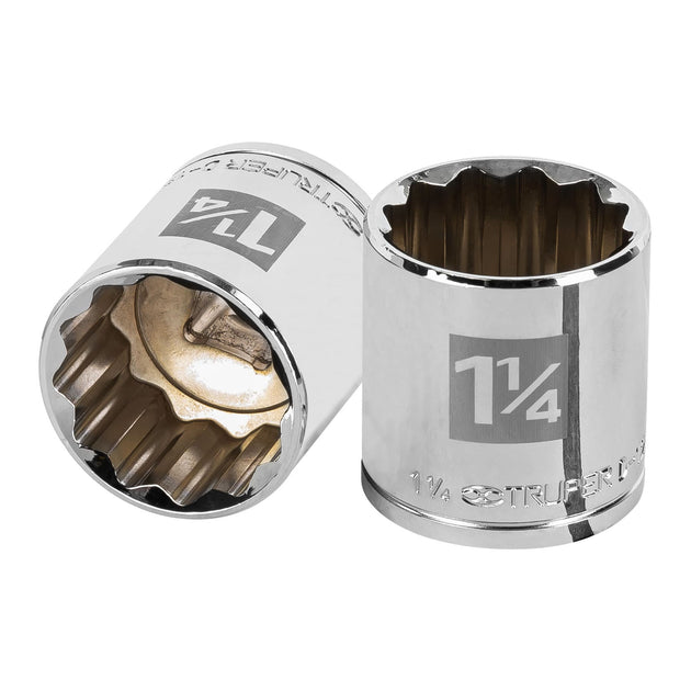 D-1240 Dado de 1-1/4", 12 puntas, cuadro 1/2", Truper