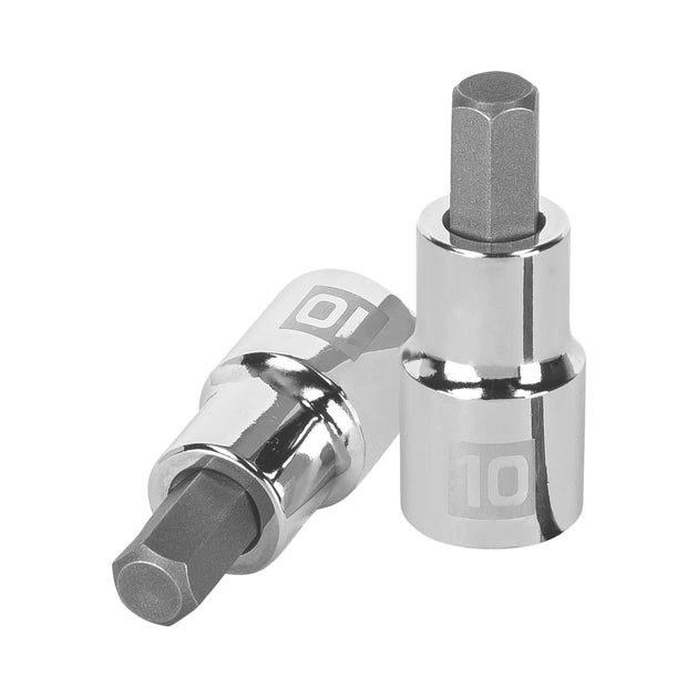 D-1241-10M Dado punta hexagonal de 10 mm, cuadro 1/2", Truper