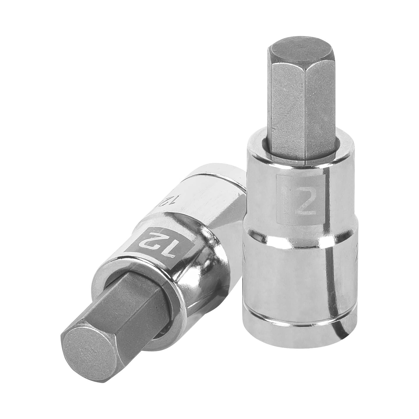 D-1241-12M Dado punta hexagonal de 12 mm, cuadro 1/2", Truper