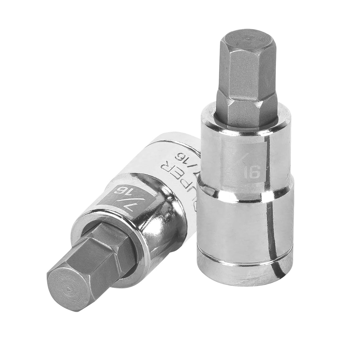 D-1241-7/16 Dado punta hexagonal de 7/16", cuadro 1/2", Truper