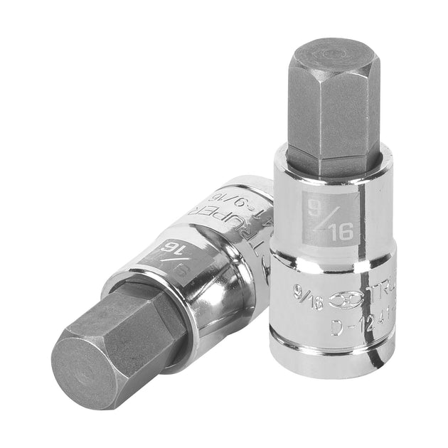 D-1241-9/16 Dado punta hexagonal de 9/16", cuadro 1/2", Truper