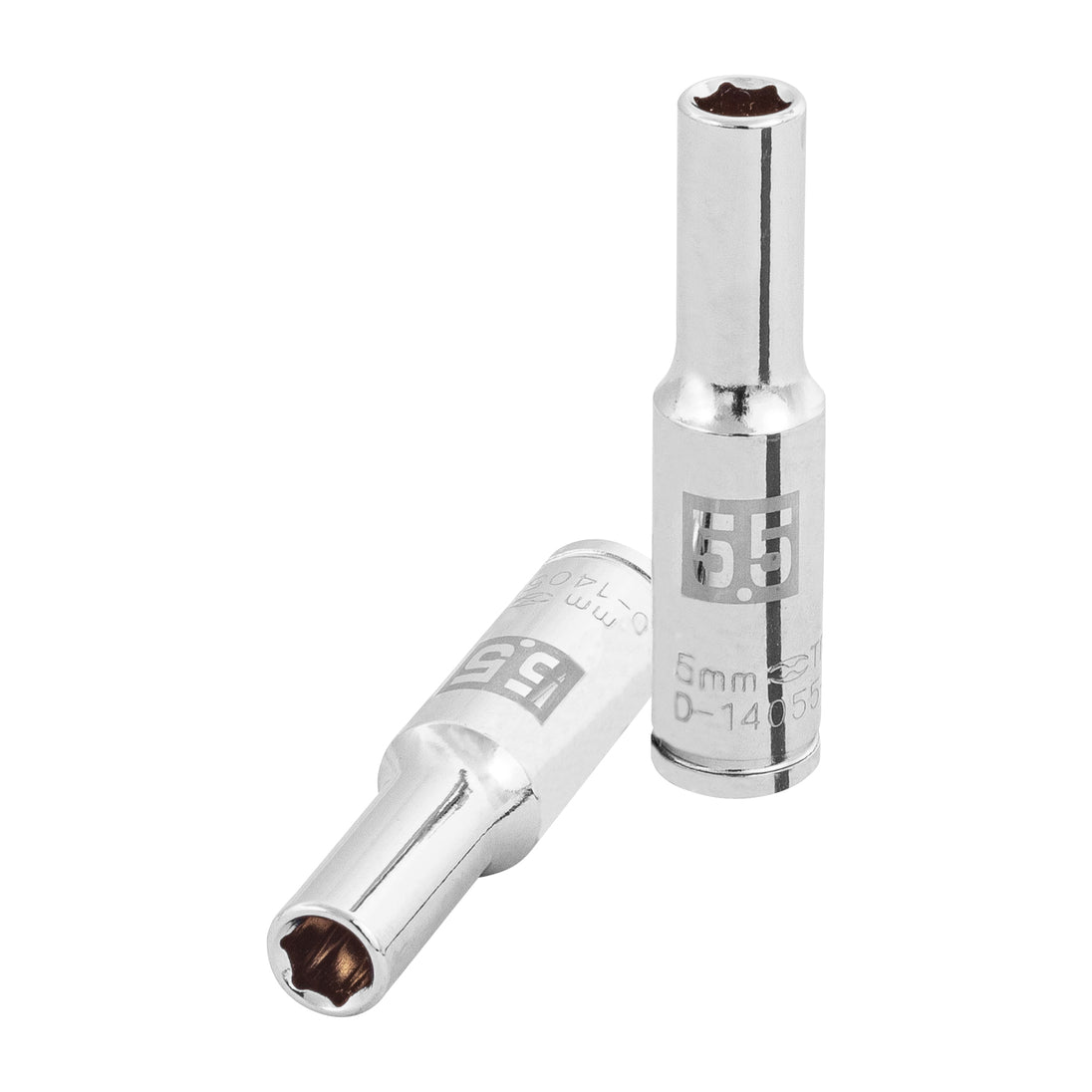 D-14055-LM Dado largo de 5.5 mm, 6 puntas, cuadro 1/4", Truper