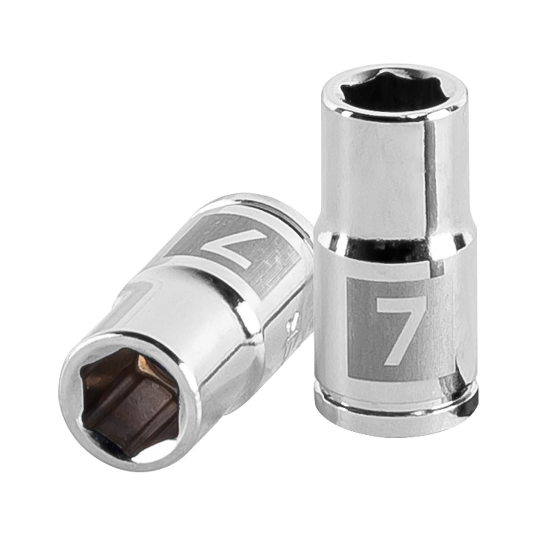 D-1407-M Dado de 7 mm, 6 puntas, cuadro 1/4", Truper