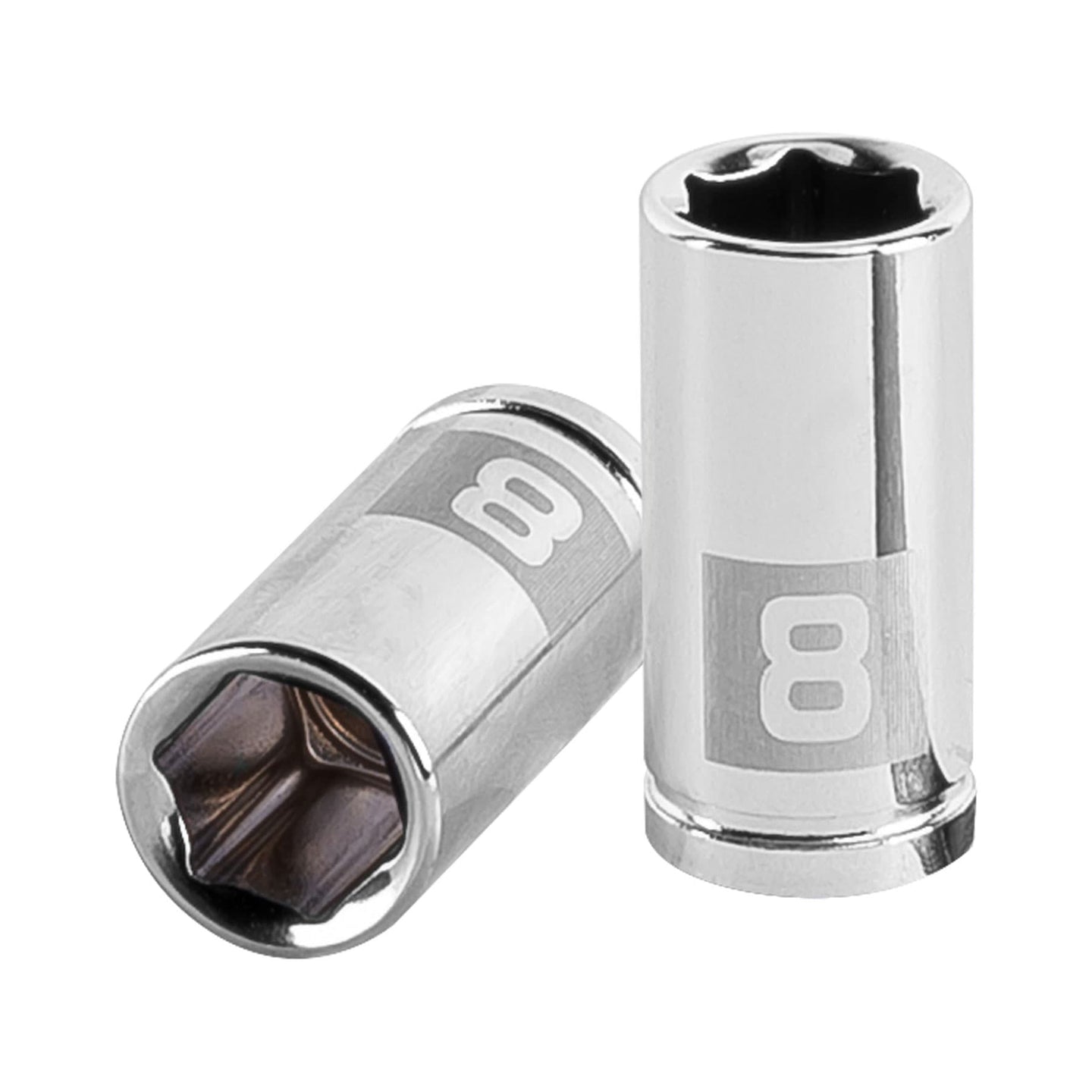 D-1408-M Dado de 8 mm, 6 puntas, cuadro 1/4", Truper