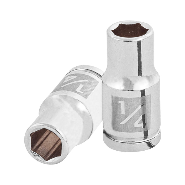 D-1408 Dado de 1/4", 6 puntas, cuadro 1/4", Truper
