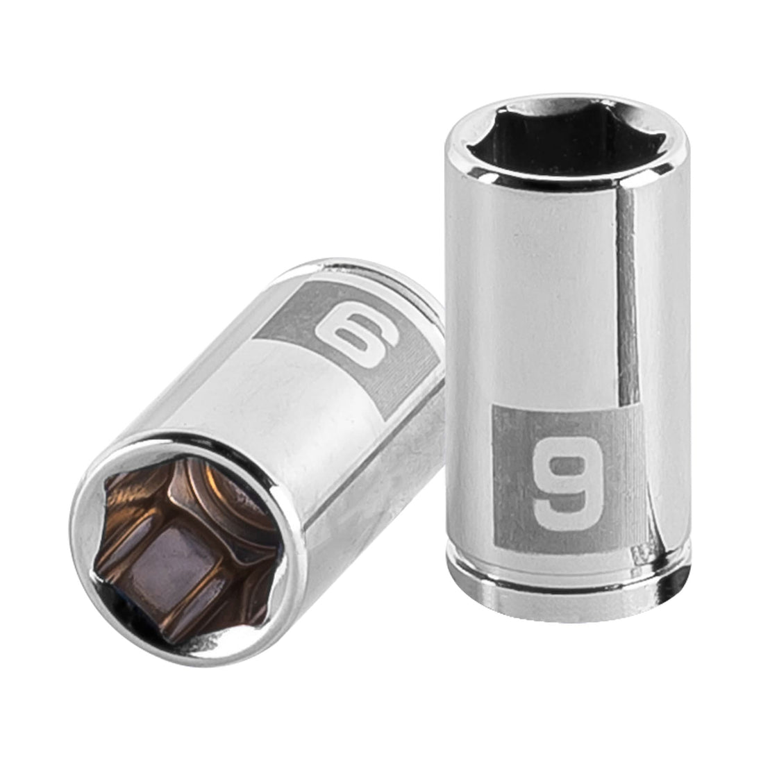 D-1409-M Dado de 9 mm, 6 puntas, cuadro 1/4", Truper