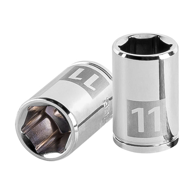 D-1411-M Dado de 11 mm, 6 puntas, cuadro 1/4", Truper