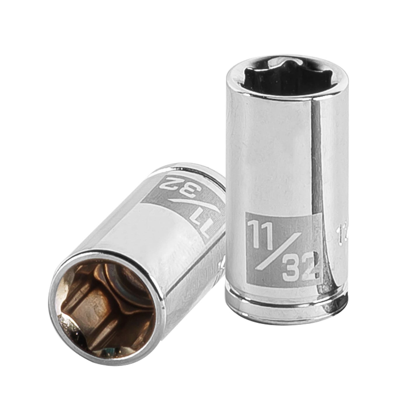 D-1411 Dado de 11/32", 6 puntas, cuadro 1/4", Truper