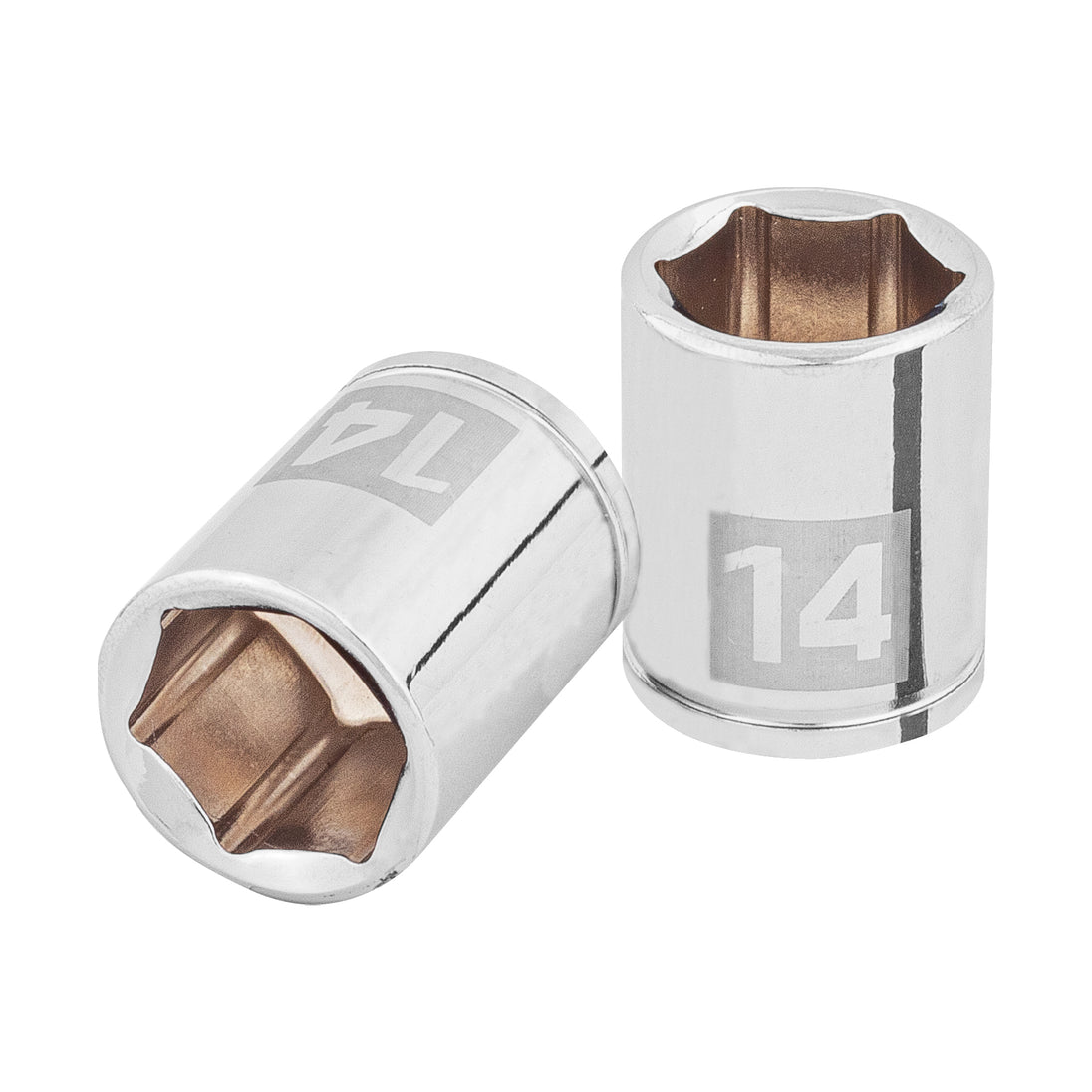 D-1414-M Dado de 14 mm, 6 puntas, cuadro 1/4", Truper
