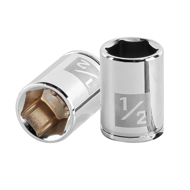 D-1416 Dado de 1/2", 6 puntas, cuadro 1/4", Truper