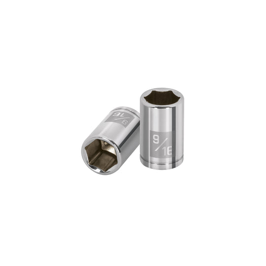 D-1418 Dado de 9/16", 6 puntas, cuadro 1/4", Truper