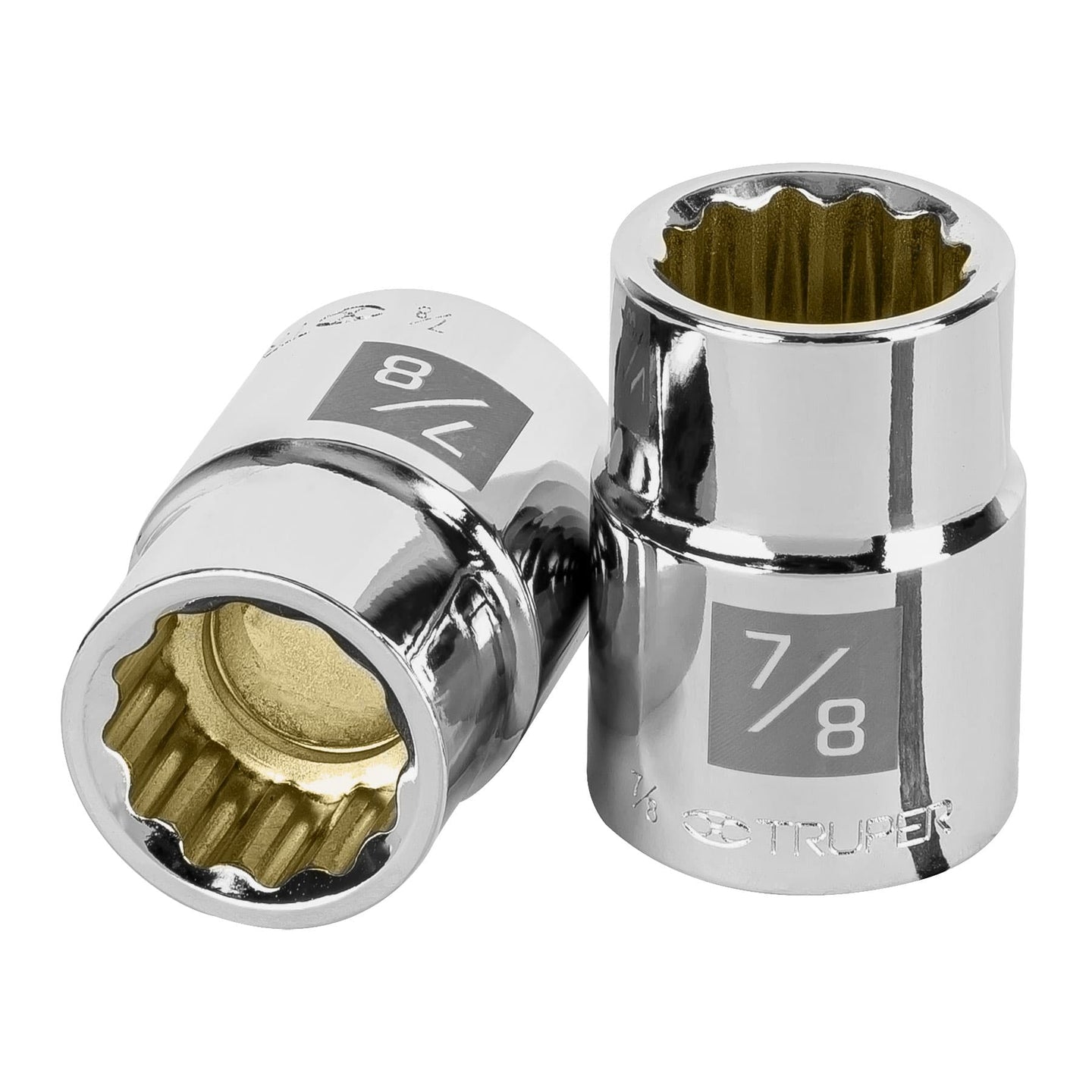 D-3428 Dado de 7/8", 12 puntas, cuadro 3/4", Truper