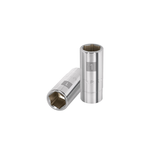 D-3432-HL Dado largo de 1", 6 puntas, cuadro 3/4", Truper