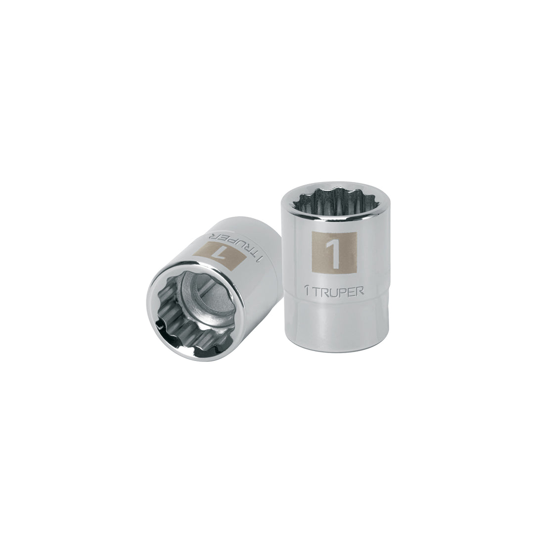 D-3432 Dado de 1", 12 puntas, cuadro 3/4", Truper