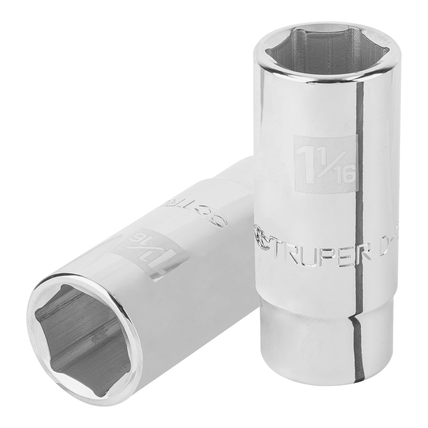 D-3434-HL Dado largo de 1-1/16", 6 puntas, cuadro 3/4", Truper