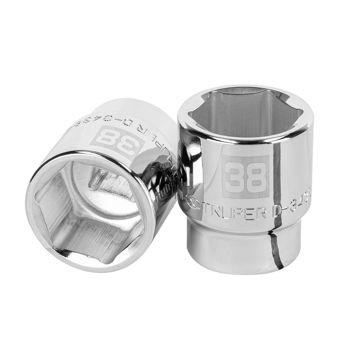 D-3438-M Dado de 38 mm, 6 puntas, cuadro 3/4", Truper