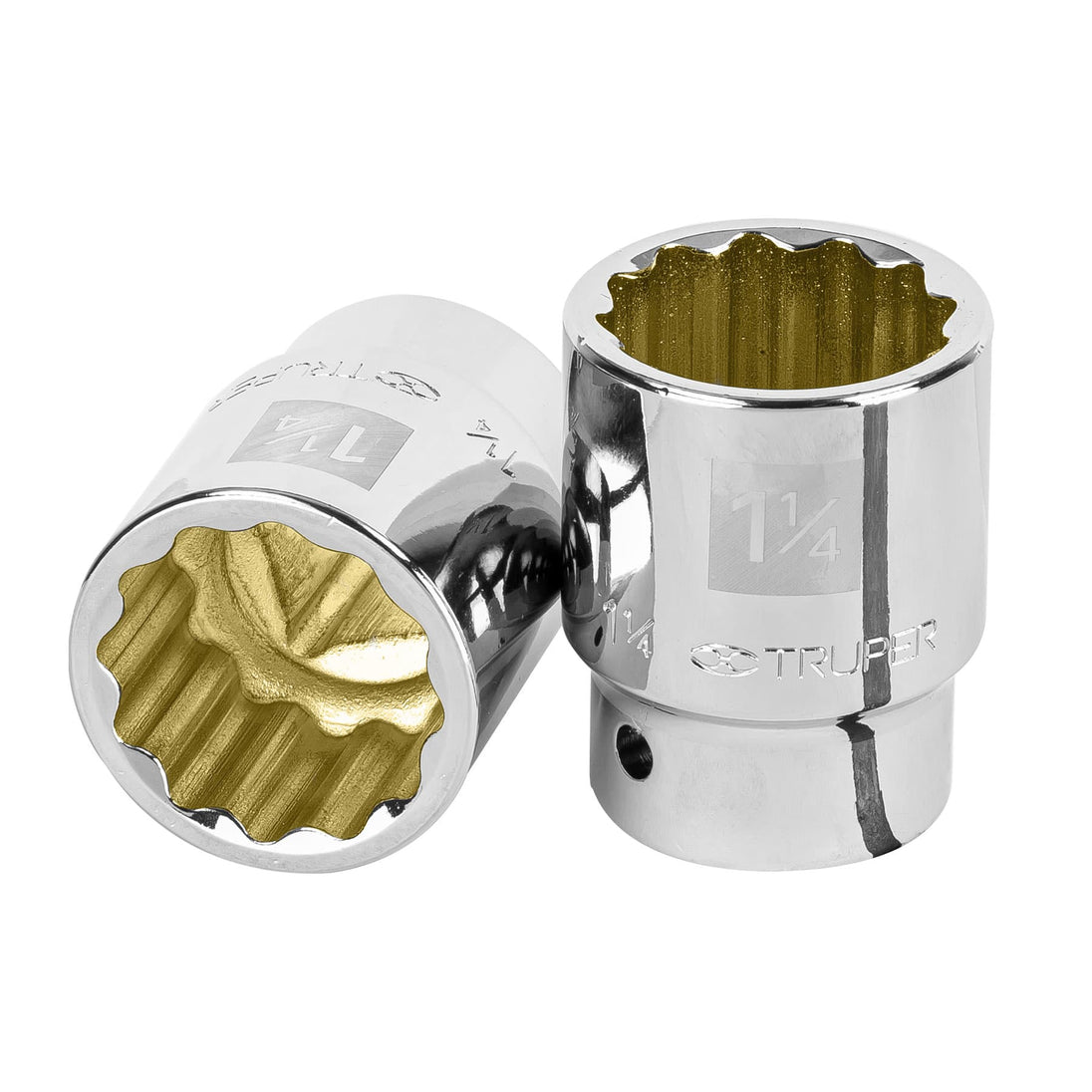 D-3440 Dado de 1-1/4", 12 puntas, cuadro 3/4", Truper