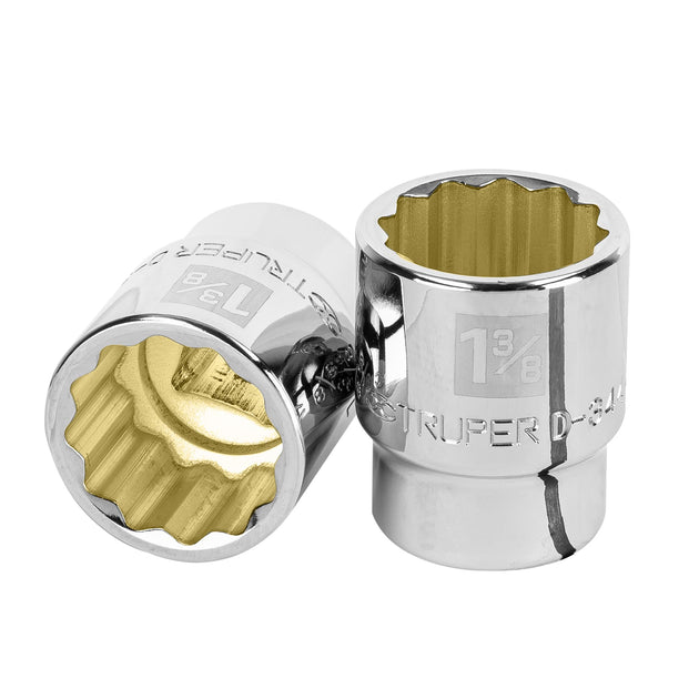D-3444 Dado de 1-3/8", 12 puntas, cuadro 3/4", Truper