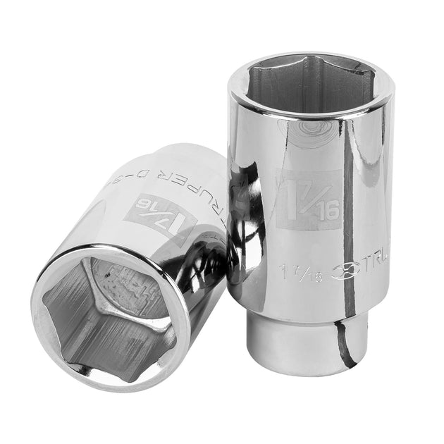 D-3446-HL Dado largo de 1-7/16", 6 puntas, cuadro 3/4", Truper